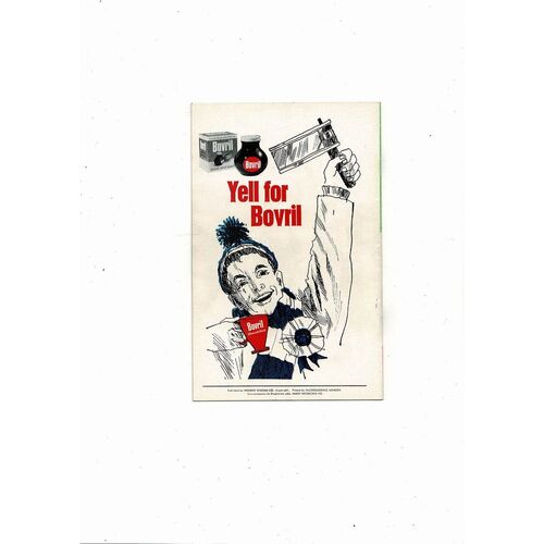 1967 Barrow v Featherstone Rovers Rugby League Challenge Cup Final Programme