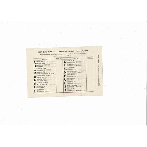 1957 London Boys v Western Germany Schools Internation Programme @ Charlton