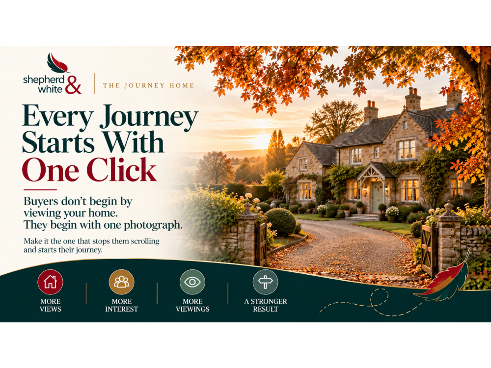 Every journey starts with one click. Book your free property valuation with Shepherd & White.