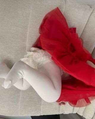 Ruffle Rhumba Tights - white