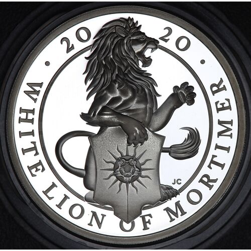 Queen beasts silver proof FDC 2020 ‘The White Lion of Mortimer’ coin