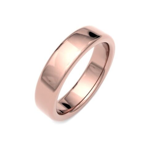 9ct 5mm court profile classic wedding ring