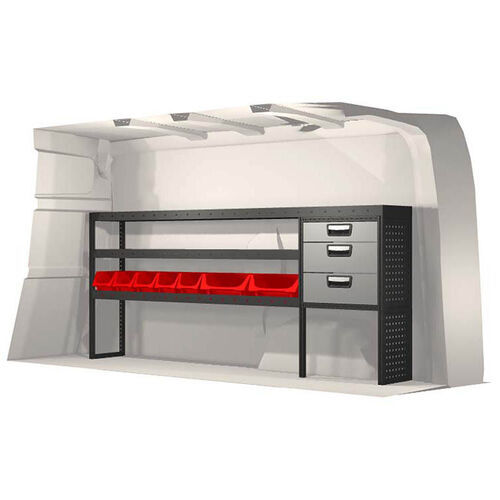 Metal Racking Systems | Campervan Conversion Specialists Essex | One Five Two Vehicle Conversions