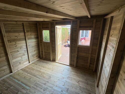 10x10 Pent Shed