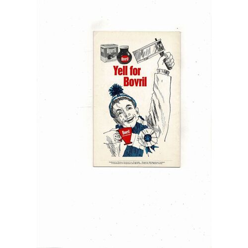 1967 Chelsea v Tottenham Hotspur FA Cup Final Football Programme
