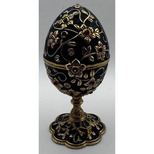 2002 gold trade dollar Singapore proof coin in Faberge style egg