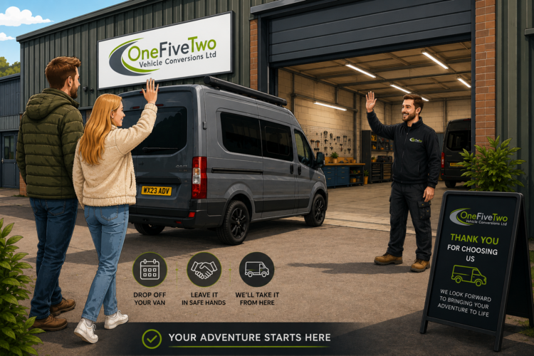 How Our Conversions Work | Campervan Conversion Specialists Essex | One Five Two Vehicle Conversions