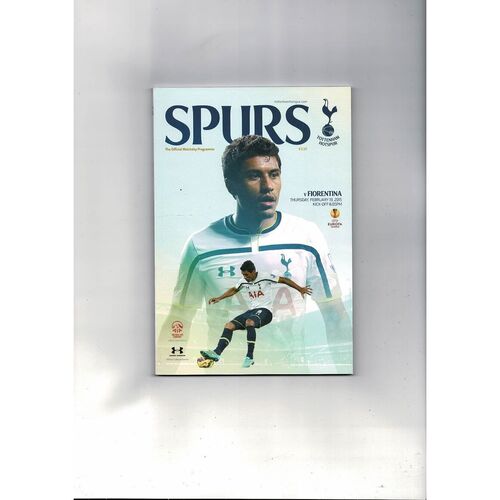 Tottenham Hotspur v Florentina Europa League Football Programme 2013/14