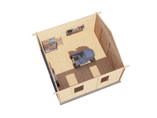 400cm x 400cm Garage