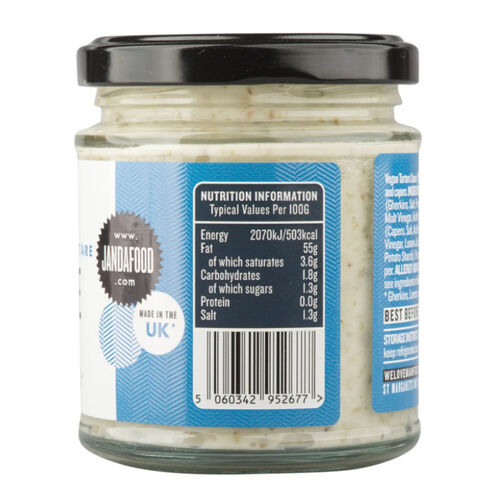 Vegan Tartare Sauce by Jandafood 175g