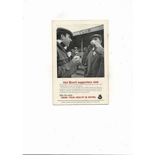 1965 Leeds United v Liverpool FA Cup Final Football Programme