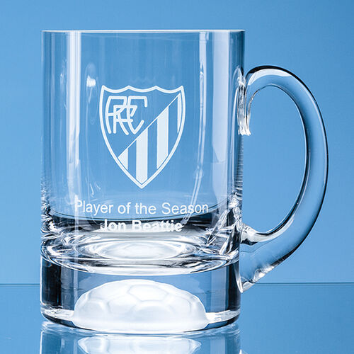 Handmade Football Base Beer Tankard 1pt