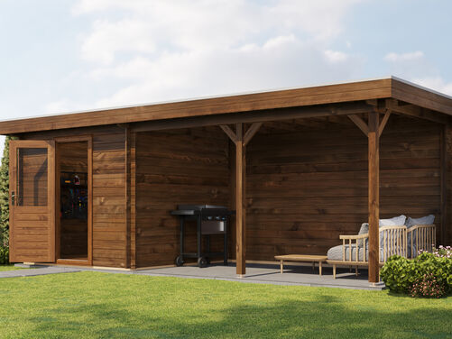 250cm x 250cm + 400cm Veranda