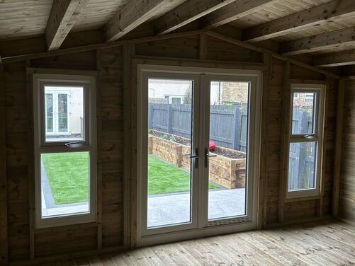 #PVC040 14x14 Apex Summer House