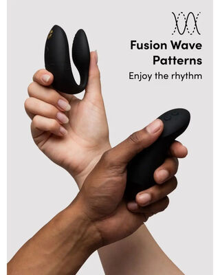 We-Vibe Chorus Pro Satin Couples Vibrator Black