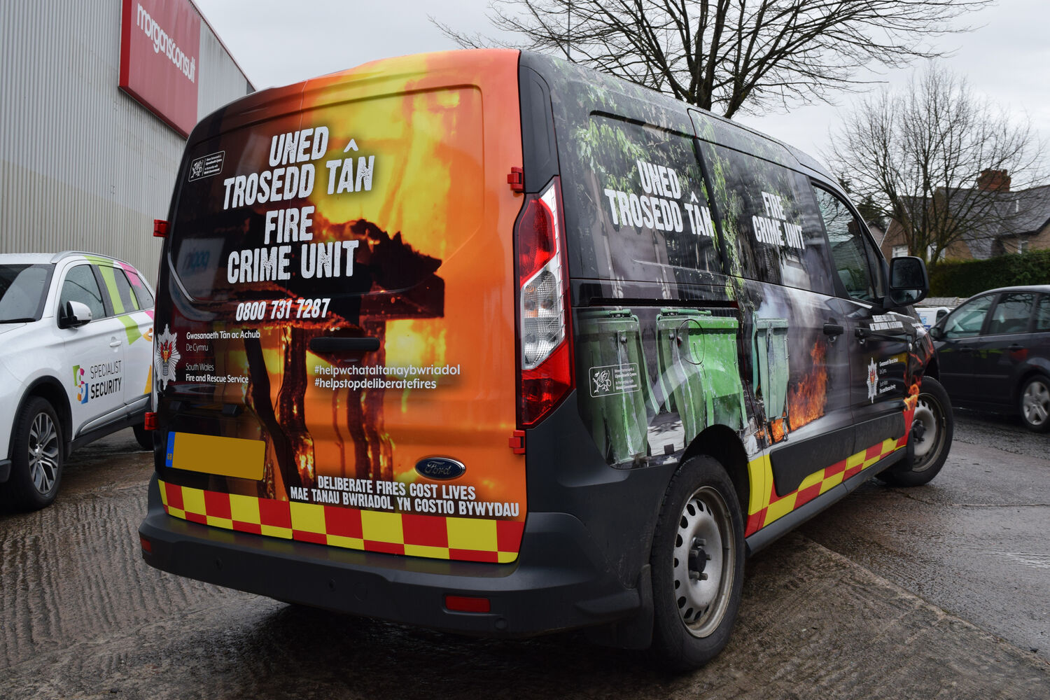 South Wales Fire - 2x Ford Transit Connect