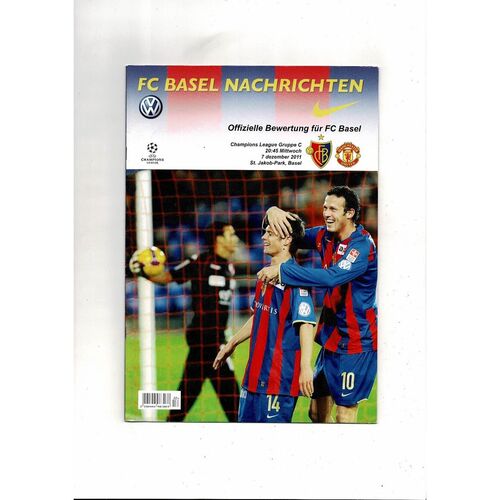 FC Basel v Manchester United Champions League Football Magazine 2011/12