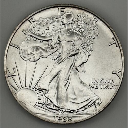 1988 silver one ounce Liberty dollar