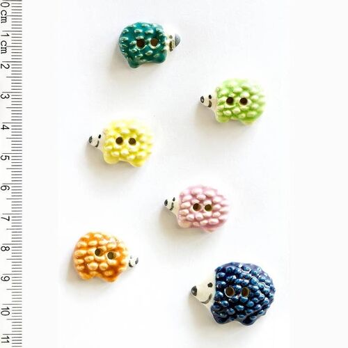 Hedgehog Buttons by Incomparable Buttons