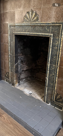 1920s fireplace refurbish. | Muscle Stone &amp; Brick Solutions | Stonework masonry builder -Reponiting-repair Cardiff | Brickwork builder -repointing -repair-Cardiff | Garden walls-extensions-patios-garages-porches-garden kitchen ovens-home structural repairs-BBQ.cardiff