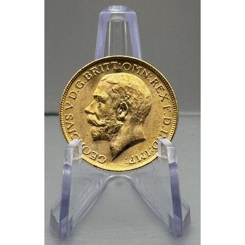 1918 Bombay mint full gold sovereign