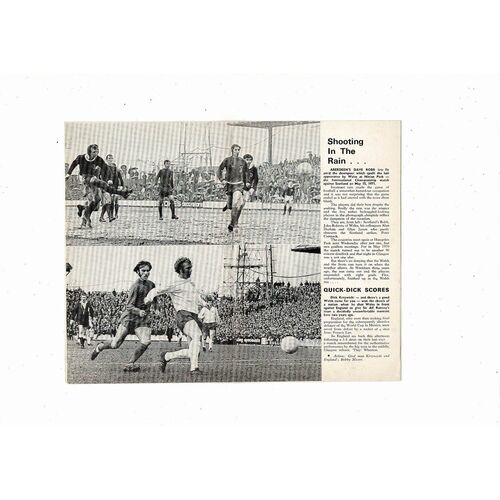 1972 Wales v England British Championship Football Programme @ Cardiff
