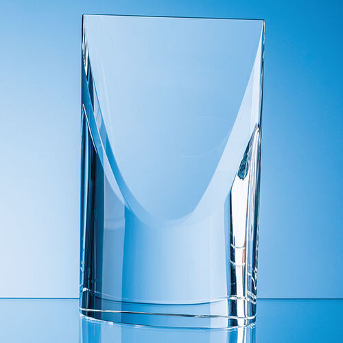 20cm Optical Crystal Majestic Oval Column Award Copy