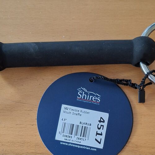 Rubber Loose Ring Snaffle Bit