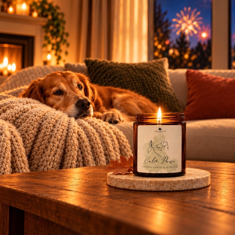 fireworks dogs calm cats