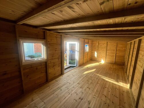 #PVC082 24x10 Pent Summer House