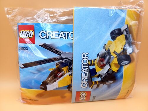 Lego® 3 in 1 - Yellow racers helicopter/Race Car/Speedboat