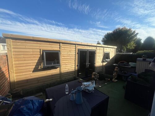 #PVC082 24x10 Pent Summer House