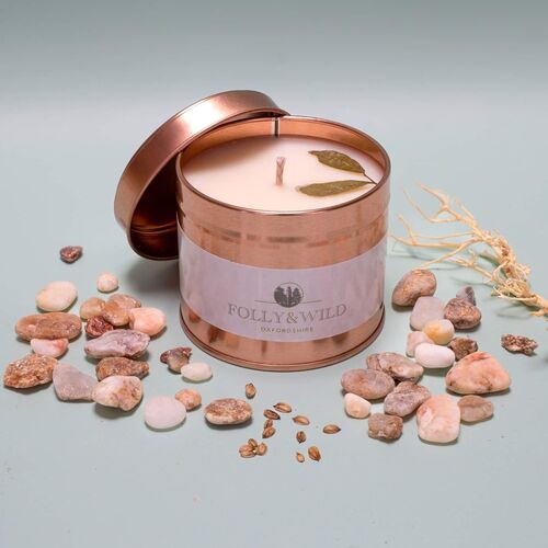 250g bespoke candle tin