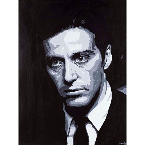 Original Al Pacino Painting by Sue Verity