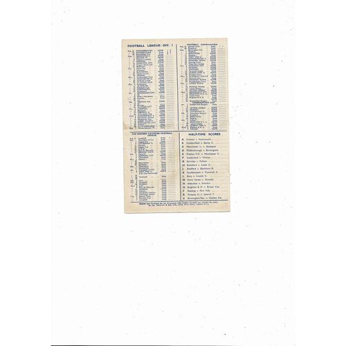 1948/49 Chelsea v Newcastle United Football Programme