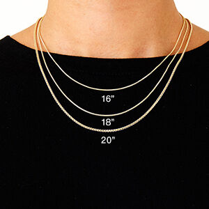 9ct yellow gold 1.5mm spiga chain