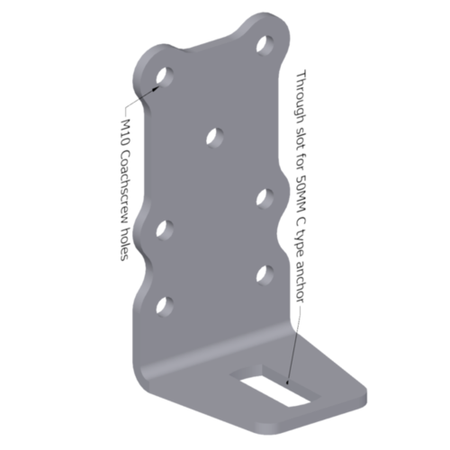 SA239 - 90&deg; 7 Hole Bracket
