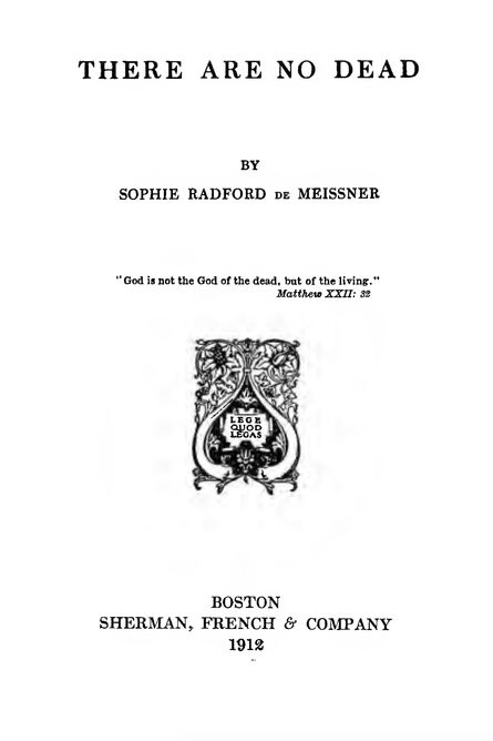 1912 | There Are No Dead