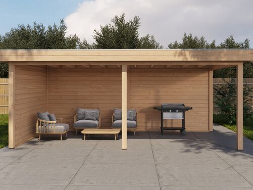 5.88mtr x 3.5mtr 28mm walled Gazebo