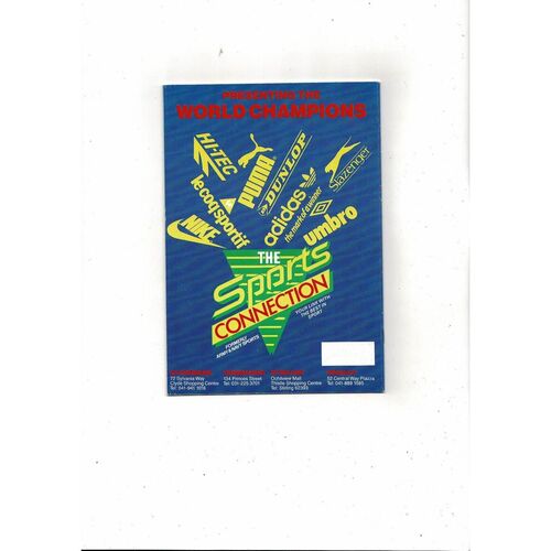 1986/87 Dundee United v Rangers Scottish League Cup Semi Final Football Programme