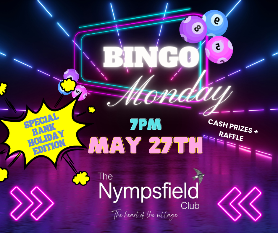 Bank Holiday Bingo Monday!!