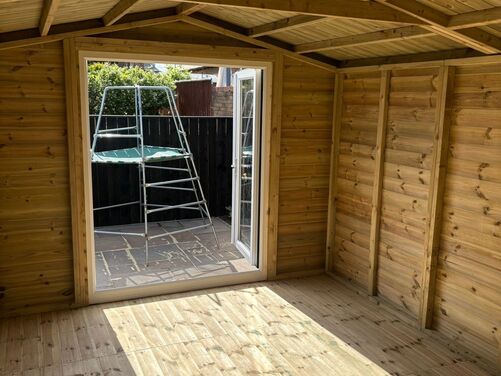 #PVC094 18x10 Apex Summer House