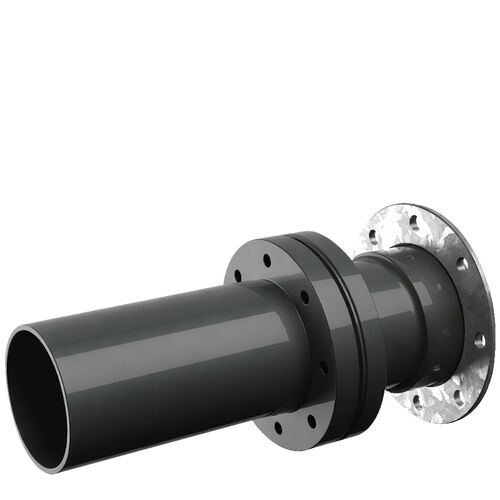 5" PVC Fully Flanged Tank Connector