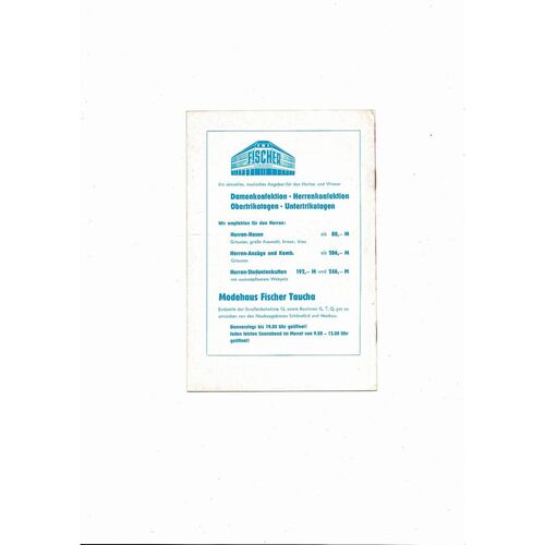 East Germany v Austria World Cup Qualifyer International Football Programme 1977