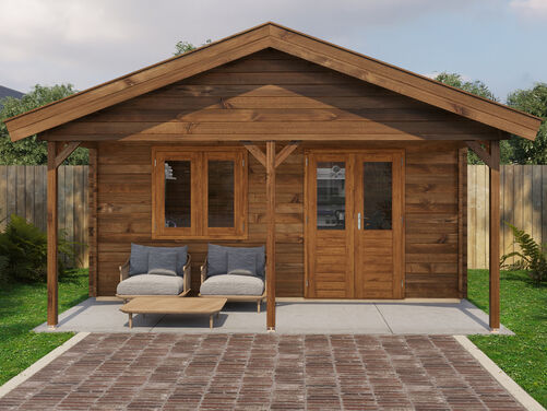 500cm x 300cm + 200cm Front Canopy