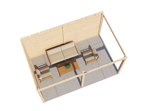 4.88mtr x 3.0mtr 28mm walled Gazebo