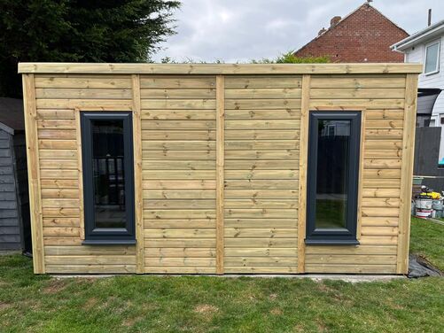 #PVC096 14x10 Pent Summer House/Workshop
