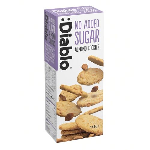Diablo Diabetic No Added Sugar Almond Cookies 145g