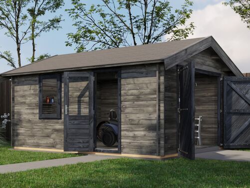 400cm x 500cm Garage