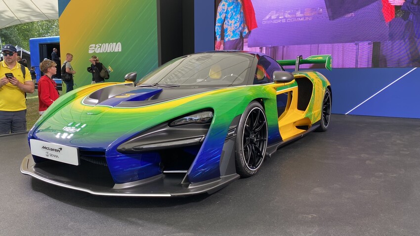 McLaren Senna Sempre on display at Goodwood Festival of Speed. 